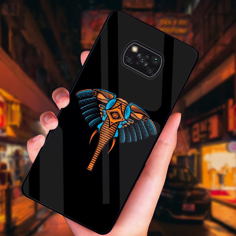 Ốp Xiaomi POCO X3 NFC Mặt kính cường sang trọng, cao cấp, sáng bóng