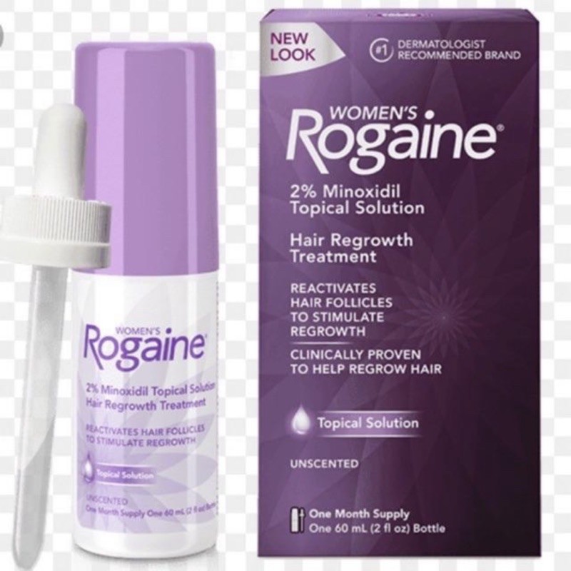 Thuốc mọc tóc nữ Rogaine 2% Minoxidil Topical Solution 60ml *3chai