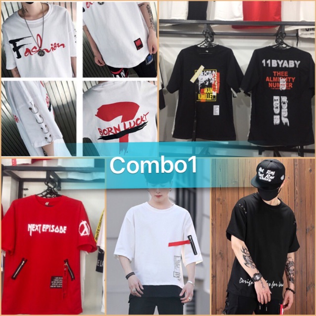 🔥Combo🔥 5 áo Unisex tuỳ chọn 🔥