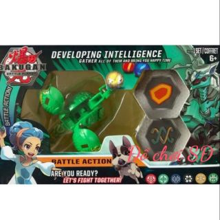 HỘP CHIẾN BINH BAKUGAN XANH LÁ