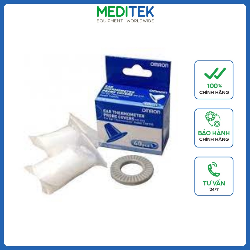 Đẩu lót cho nhiệt kế đo tai Omron TH-839S, hộp 40 chiếc