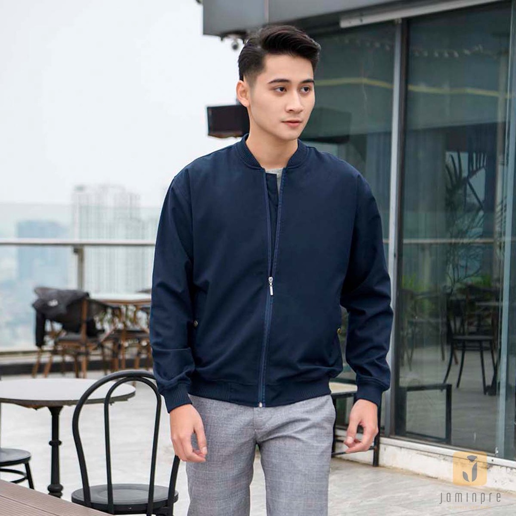 Jamin Premium - Áo Khoác Cao Cấp Nam, chất kaki thun không xổ lông, 2 Lớp, mát chống nắng, chống tia UV, phom đẹp JBC19