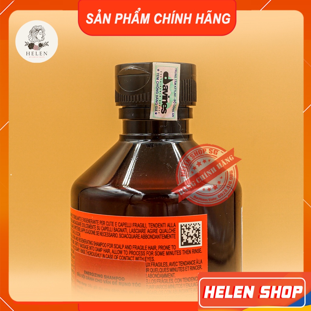 DAVINES Dầu Gội Dành Cho Vấn Đề Về Rụng Tóc ENERGIZING SHAMPOO 250 - 1000ML