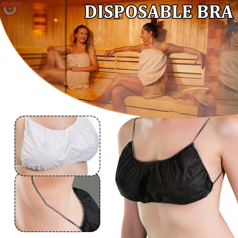 Áo Ngực Dùng Một Lần Có Dây Đeo Vai Co Giãn Cho SPA/Salon