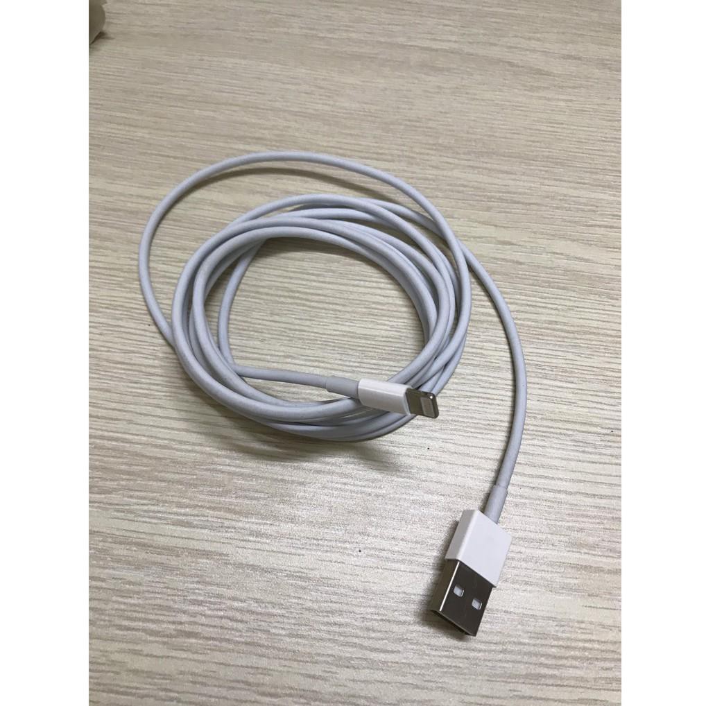 Dây Cáp sạc IPHONE Dài 2M chuẩn cáp lightning - Bảo hành 6 tháng