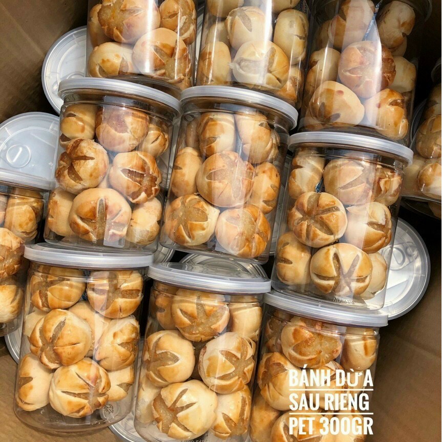 Bánh Dừa Sầu Riêng Đồng Tiền