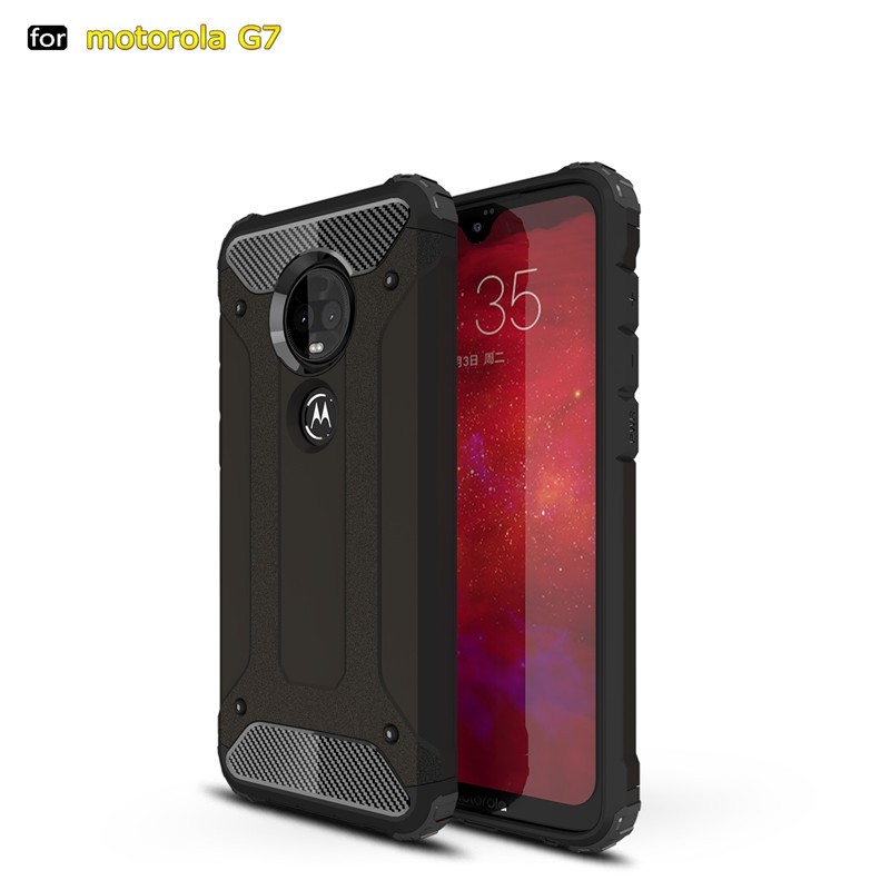 Ốp điện thoại kiểu áo giáp thời trang chống sốc cho motorola moto g7