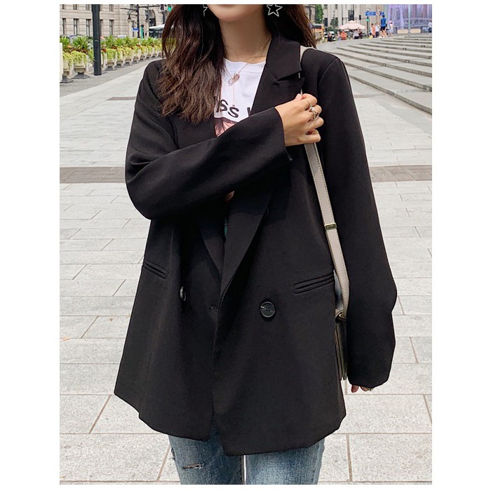 Áo Khoác VEST ĐEN BASIC DAILY SUIT TREND – AK034 (chất đẹp) | BigBuy360 - bigbuy360.vn