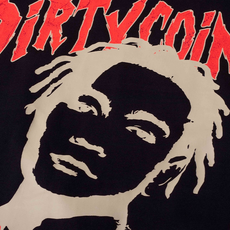 Áo thun DirtyCoins x LilWuyn Print L/S T-Shirt - Black