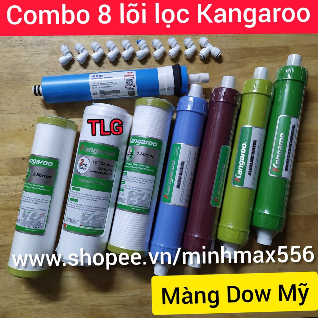 BỘ LÕI LỌC NƯỚC KANGAROO SỐ 1-2-3 | KANGAROO 123