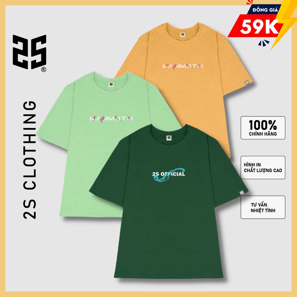 Áo Thun Tay Lỡ 2s Official Áo Phông Đen Unisex Nam Nữ, Áo Phông Cotton Oversize Form Rộng Giá Rẻ