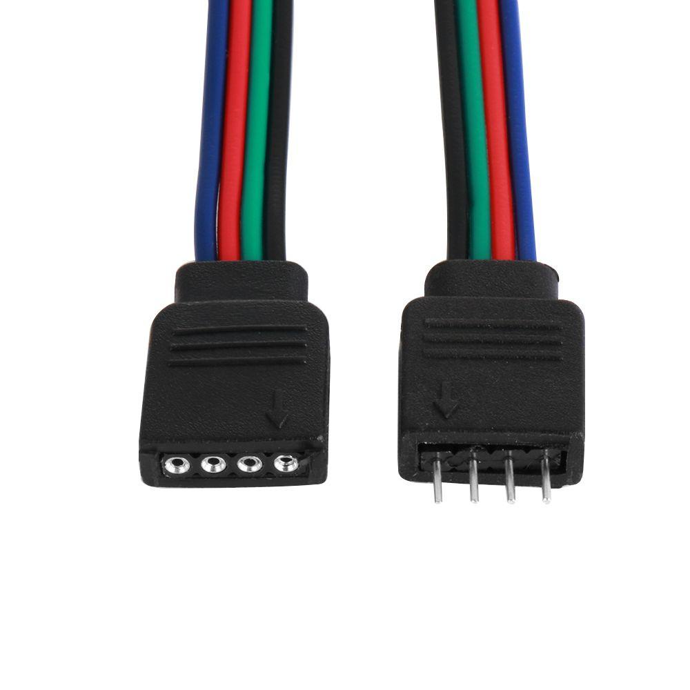LANSEL Set 2 / 10 Đầu Nối Male Female Cho Dây Đèn LED RGBW