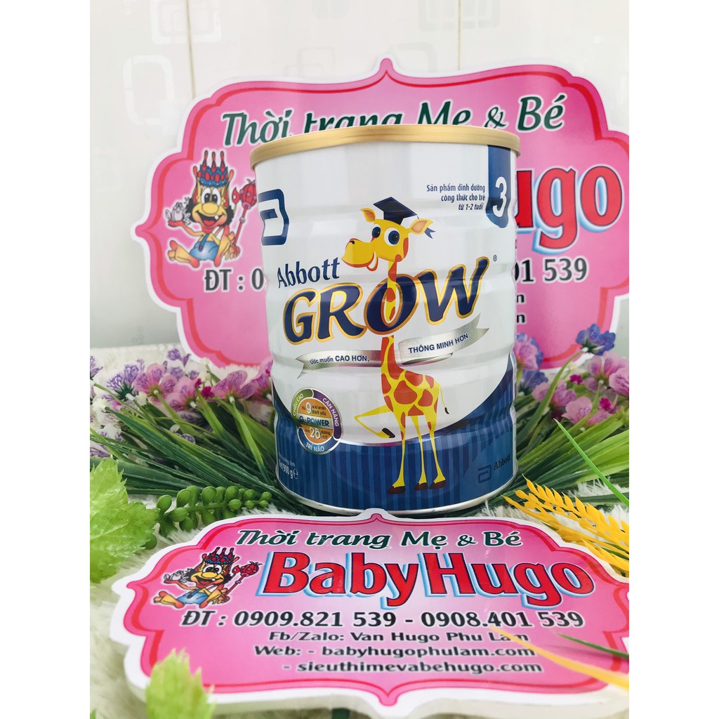 Sữa Bột Abbot Grow 3 Hộp 900gr Cho trẻ 1-3 tuổi