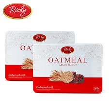 Bánh hộp thiếc yến mạch Oatmeal Richy