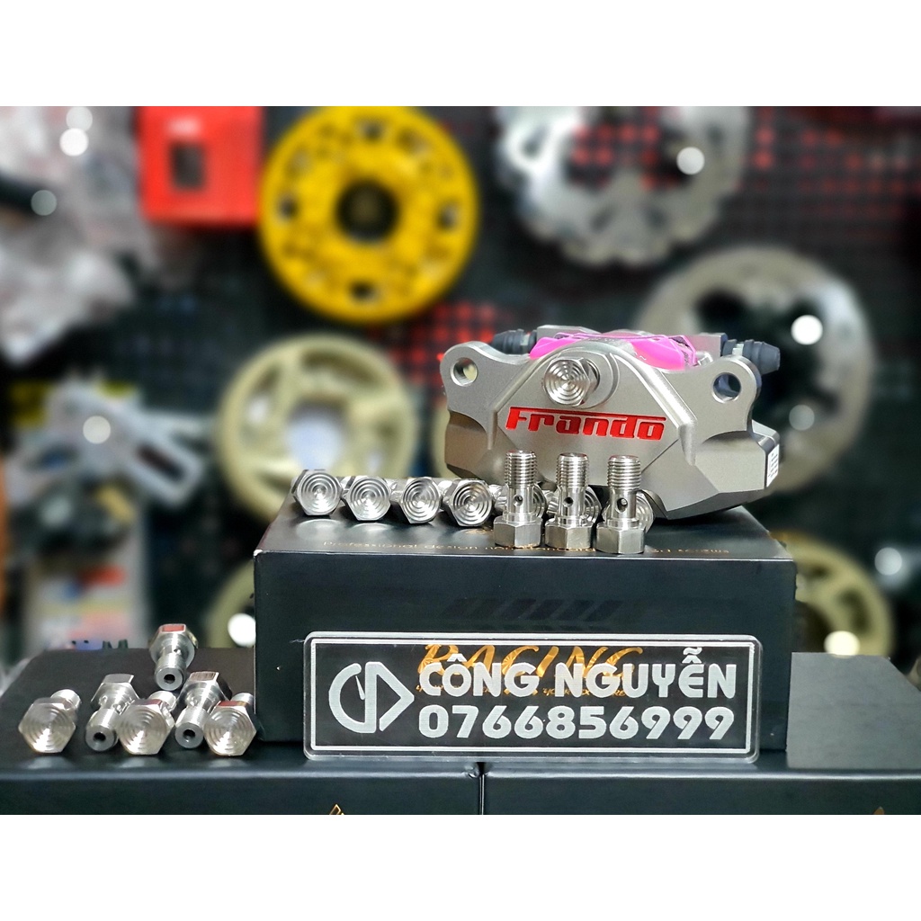 Ốc dâu salaya inox 304 cho heo brembo fando