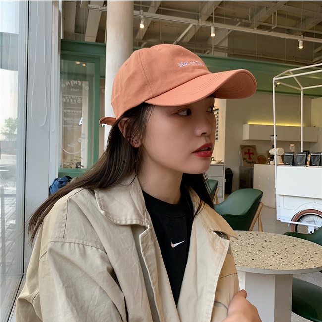 Mũ lưỡi trai họa tiết thêu chữ nhiều màu sắc cho nam nữ