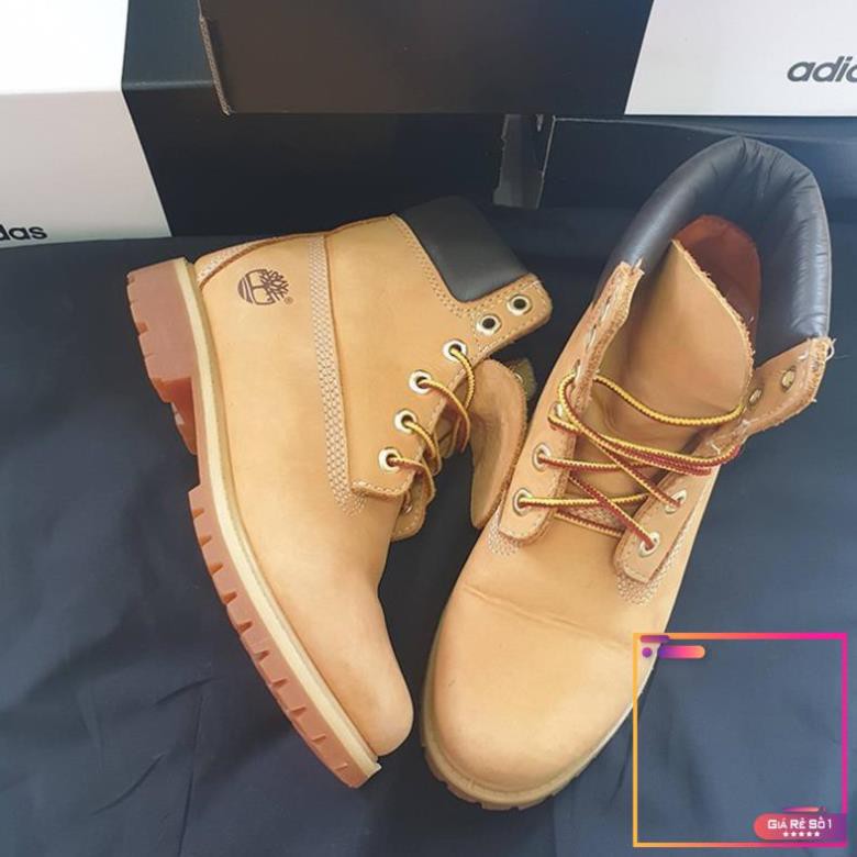 Giày boot da thật hiệu Timberland, size 36-37, real 2hand  -V1