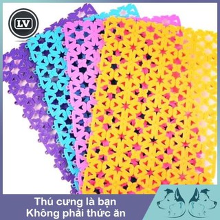 Tấm lót sàn nhựa chống lọt chân dành cho chó mèo Phụ kiện Long Vũ