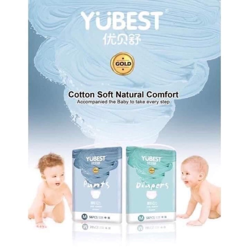 Bỉm dán/quần YUBEST GOLD/NIGHT bản CAO CẤP nội địa size S90, M84, L78, XL72, XXL66