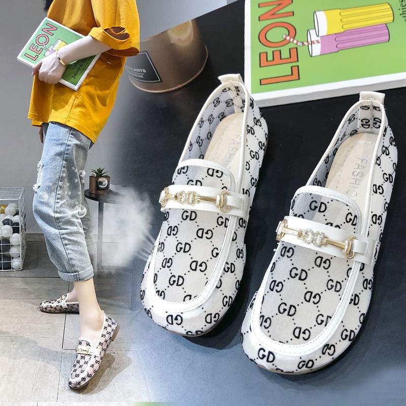 Giày Búp Bê Đế Mềm Phối Lưới Thiết Kế Dễ Thương Cho Nữ | BigBuy360 - bigbuy360.vn