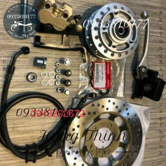 Full Bộ Đùm Đĩa Thắng Trước Wave Thái, 110, Zx, Future 1 Honda