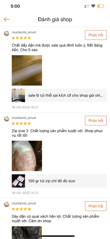 sale lô túi thổi sai kích cỡ cho shop gói shipcod