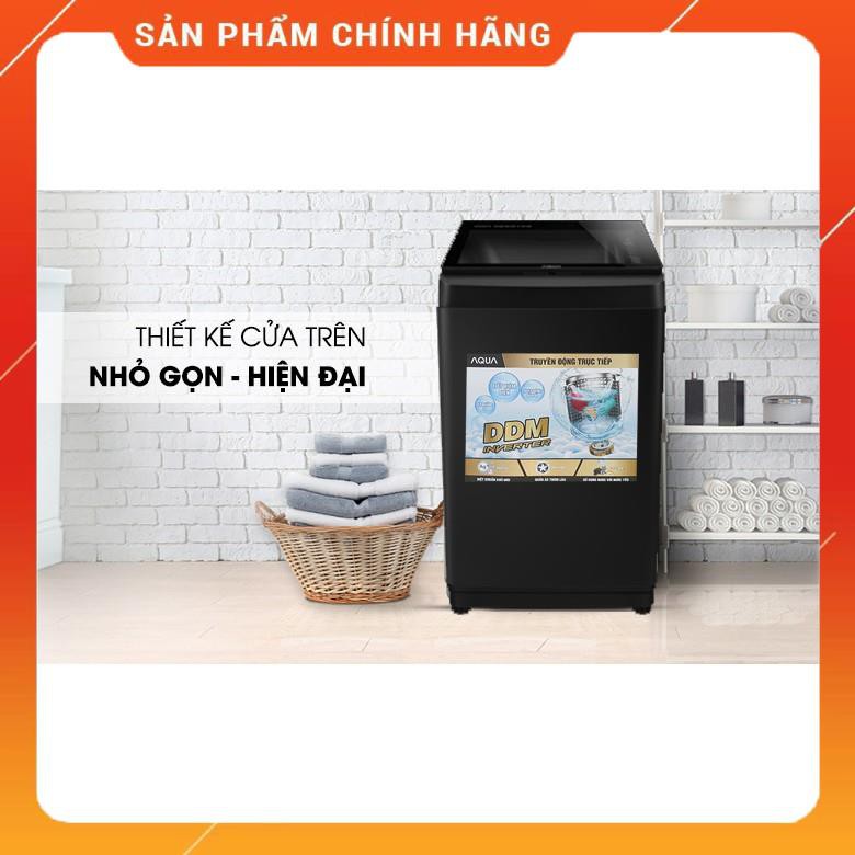 [ VẬN CHUYỂN MIỄN PHÍ KHU VỰC HÀ NỘI ] Máy giặt Aqua cửa trên 9kg ( bạc ) AQW-D90CT.S - [ Bmart247 ]