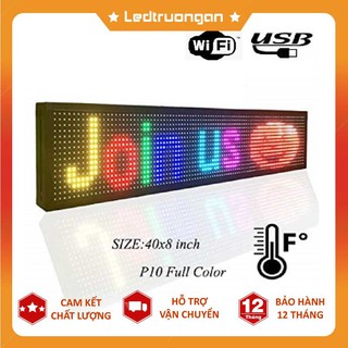 Combo Biển quảng cáo led ma trận p10 full màu ngoài trời từ 3 đến 8 tấm, bảo hành 1 năm