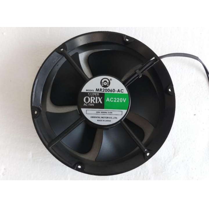 Quạt thông gió Orix tròn 20cm (đen)