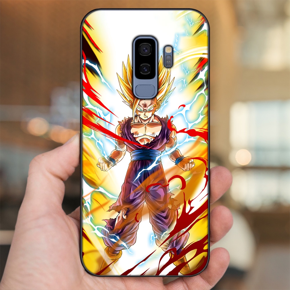 Ốp lưng Samsung S9 Plus viền đen in hình Gohan Dragon Ball