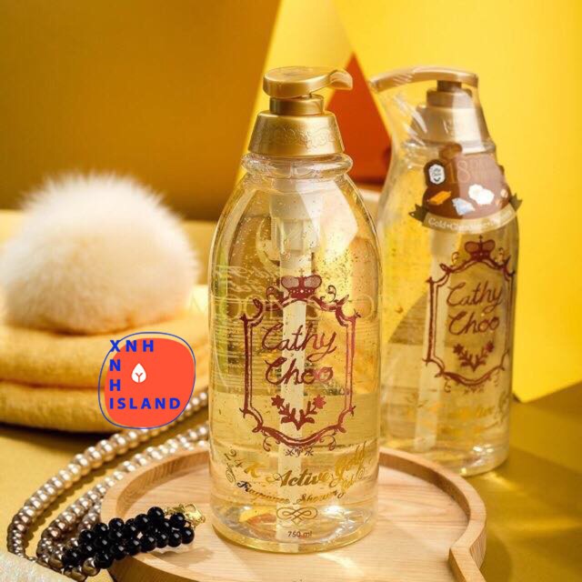 Sữa Tắm CATHY CHOO Vàng 24K Active Gold Fragrance Shower Gel Thái Lan - 750ml