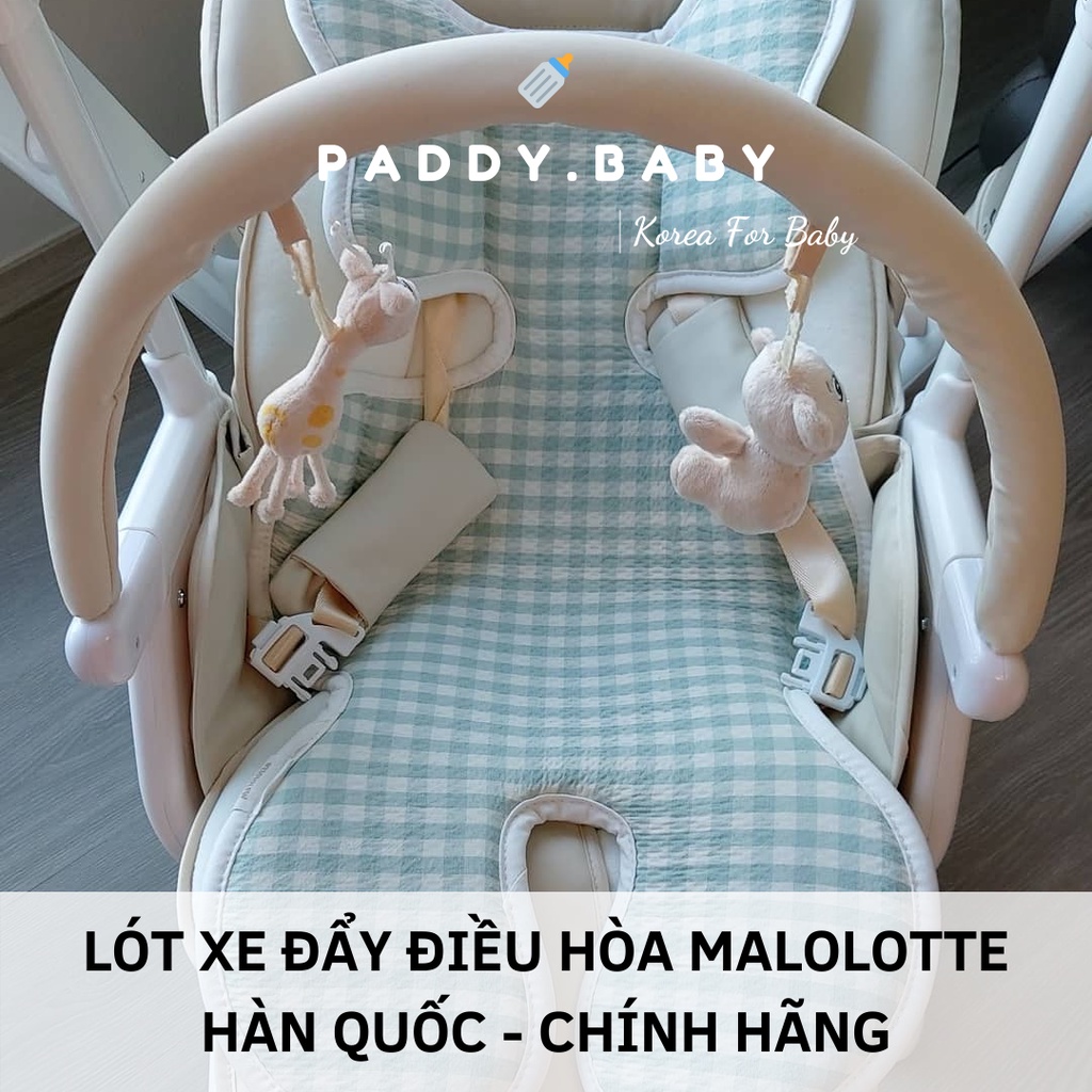 &lt;Xả kho&gt; Đệm lót xe đẩy điều hòa Malolotte Hàn Quốc cho bé - made in korea &lt;Có Sẵn&gt;