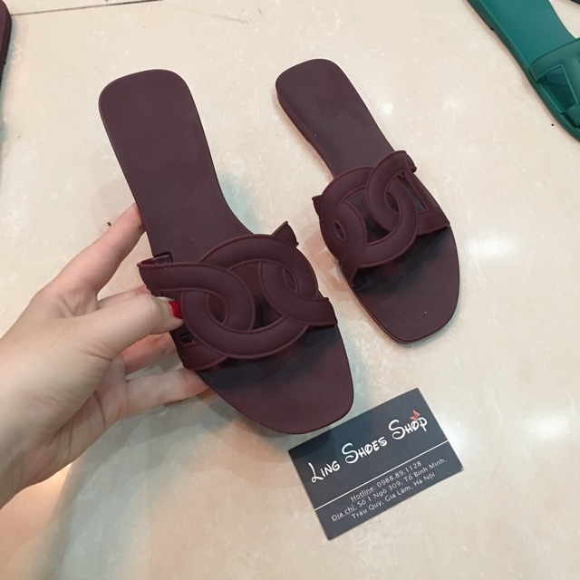 Dép caosu dẻo soắn tròn mới lạ