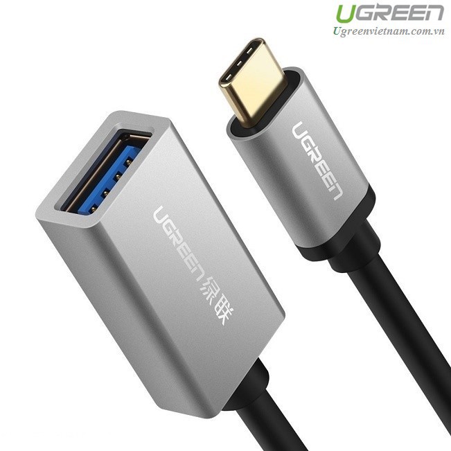 Cáp OTG Type-C ra USB 3.0 chính hãng Ugreen 30646 cao cấp