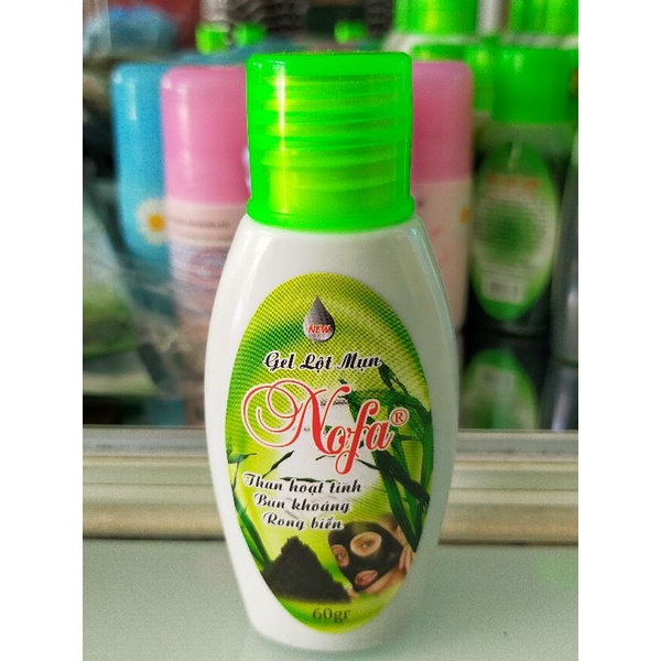 Gel lột mụn Nofa sạch mụn, trắng da dạng gel đặt,nha đam,thân hoạt tính, trà xanh.