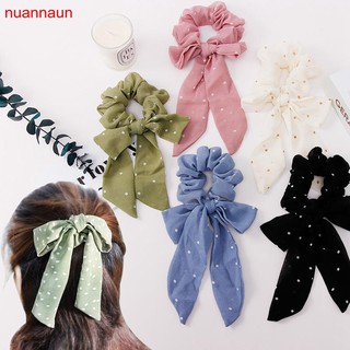 Dây buộc tóc đính nơ ruy băng