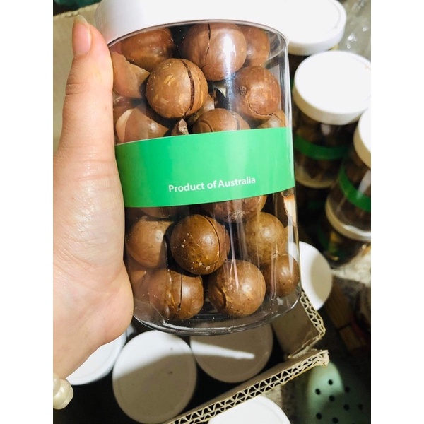 [Xả Kho] 500gr Hạt Mắc Ca sấy nứt ăn liền đặc sản Tây Nguyên (Tốt cho mọi lứa tuổi, có thay đổi mẫu vỏ)