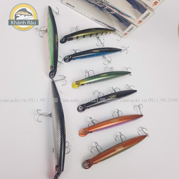 NBL 9029 24GR - MỒI NOEBY LURE CÁ VƯỢC , VÒN , HỒNG , NHÒNG TẦNG LỬNG CAO