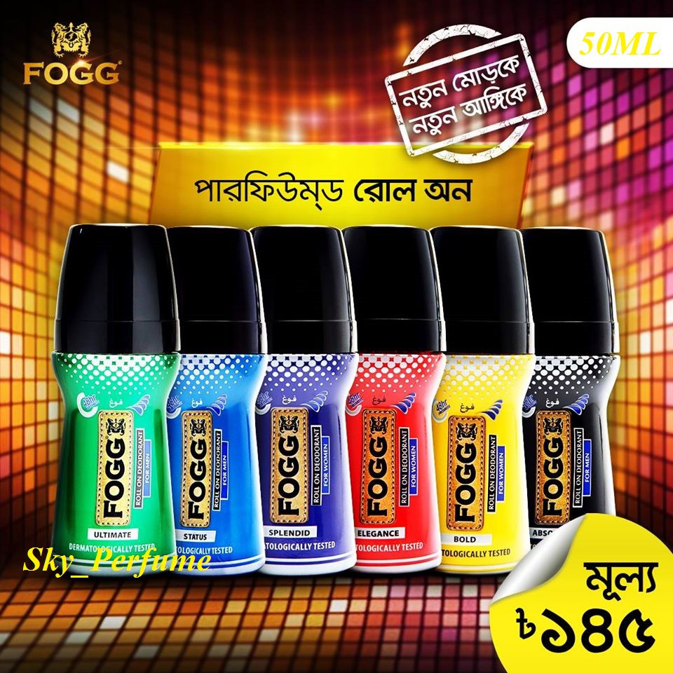 [Lăn Fogg - Đủ loại] Lăn Khử Mùi Fogg Hương Nước Hoa Dubai Cho Nam/Nữ 50ml