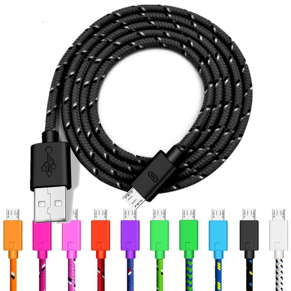 Cáp Sạc Truyền Dữ Liệu Đầu USB Micro Cho Điện Thoại Android