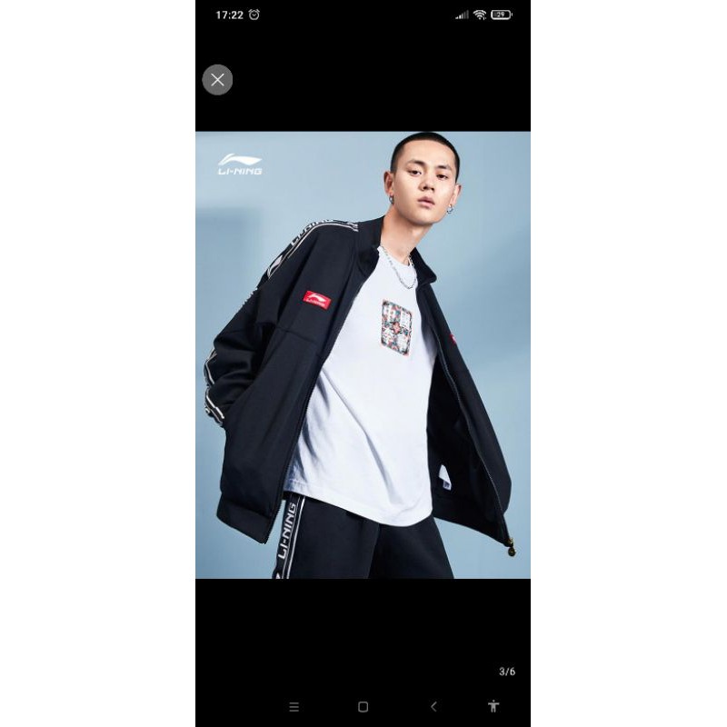 Áo khoác nỉ Lining chính hãng | BigBuy360 - bigbuy360.vn