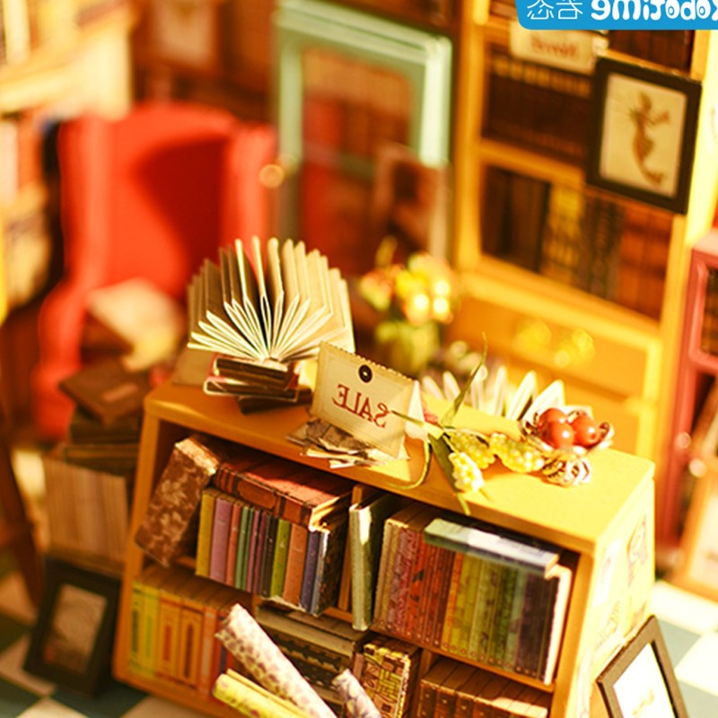 Mô hình gỗ 3D Lắp ráp Nhà DIY Doll House Robotime Sam's Study DG102