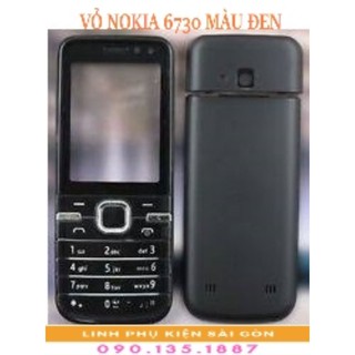 VỎ NOKIA 6730 MÀU ĐEN