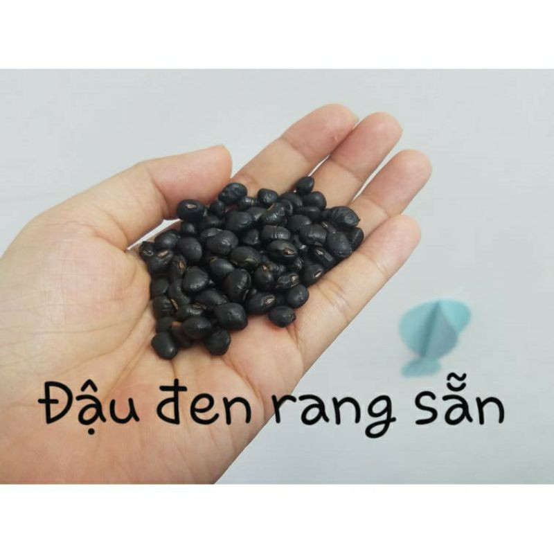 TRÀ (đỗ đen )1kg ĐẬU ĐEN XANH LÒNG RANG SẴN ( đóng túi zip)