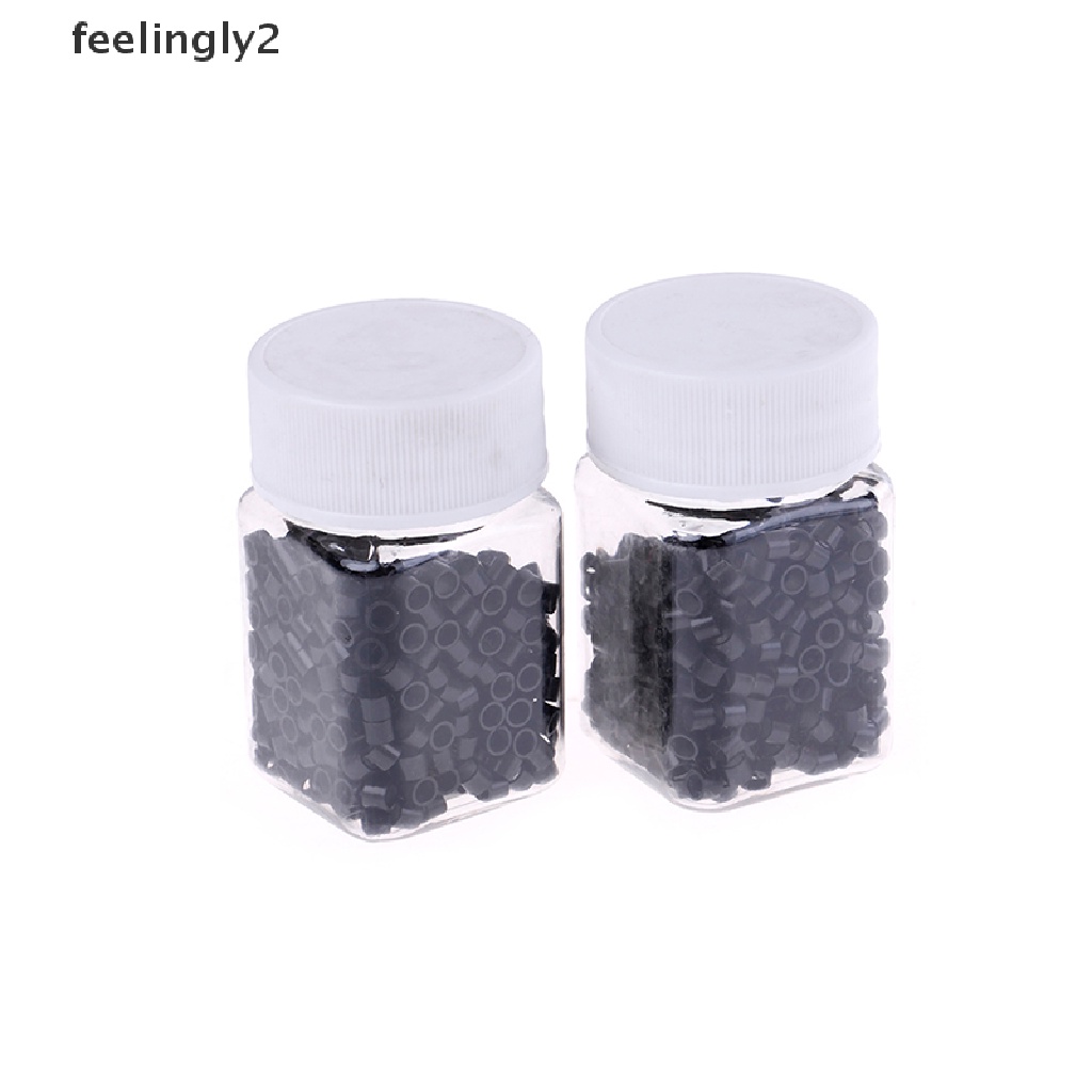 Set 500 Hạt silicone 4mm Chuyên Dụng Cho Nối Tóc Người