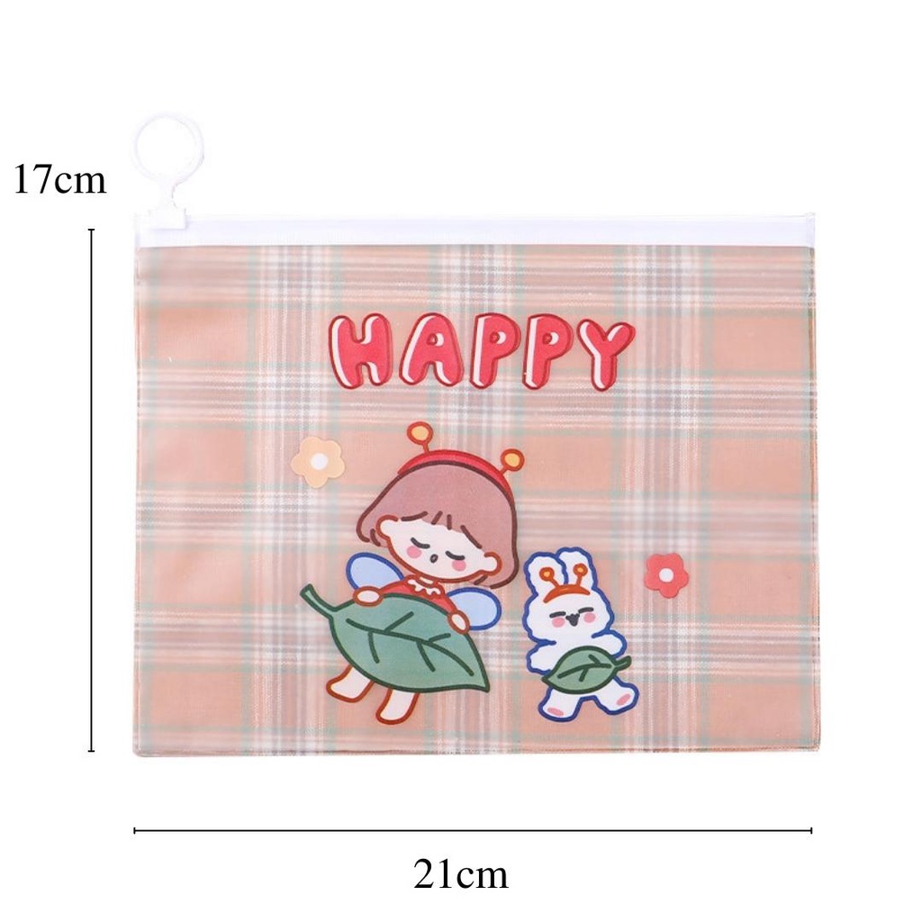 Túi Zip Đựng Bút Và Đồ Dùng Học Tập,Túi Đựng Bút Trong Suốt - BEYOU