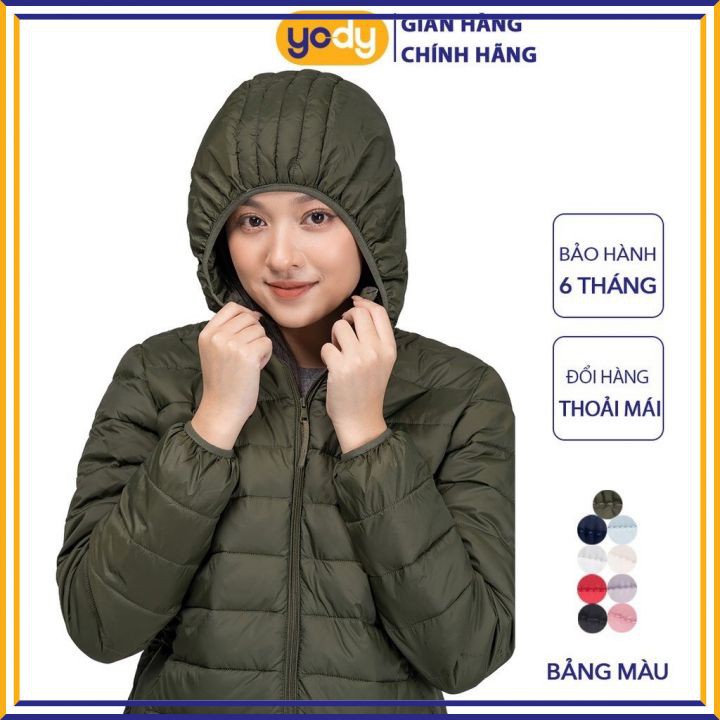 Áo khoác phao nữ ⚡ HÀNG CAO CẤP ⚡ Áo phao siêu nhẹ lớp phao kháng nước, giữ ấm cực tốt mũ áo có thể tháo rời PHN3000 | BigBuy360 - bigbuy360.vn