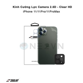 [Zeelot] Kính Cường Lực Bảo Vệ Camera ZEELOT cho iPhone 11/11 Pro/11 ProMax - Hàng Chính Hãng