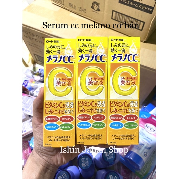 SERUM  MELANO CC NÁM VÀ MỤN ROHTO NHẬT BẢN