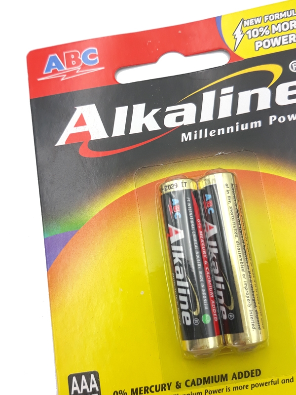 Vỉ 2 Pin ABC Alkaline AAA AK-AAA2B - ABC